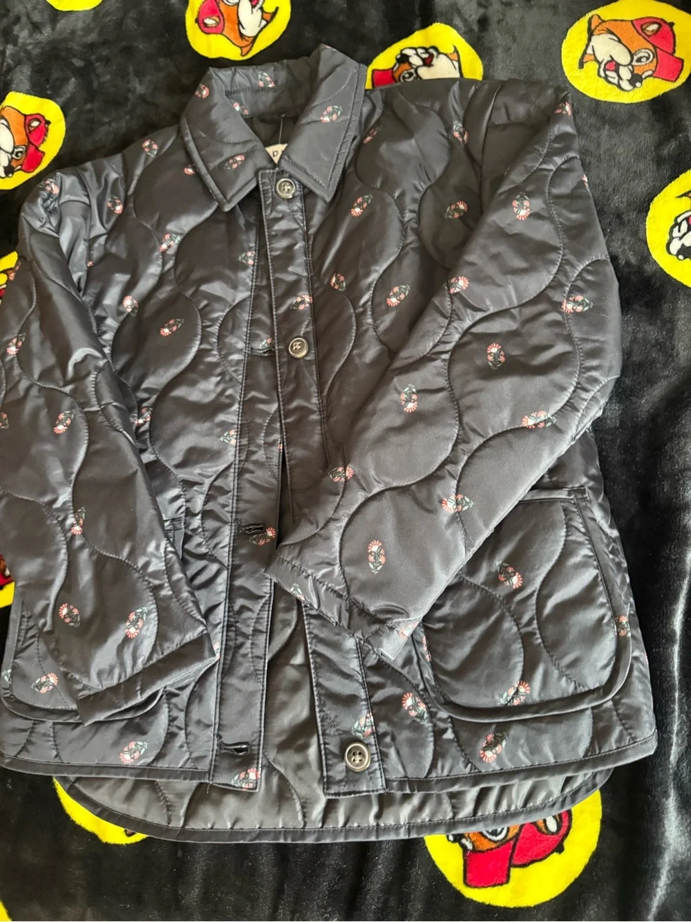 Old Navy Black Women's Quilted Water-Resistant Puffer Jacket